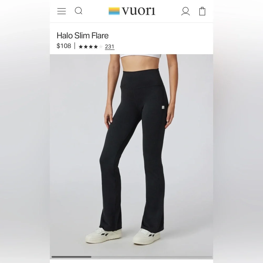 Vuori Halo Slim Flare Pant - Picture 1 of 6